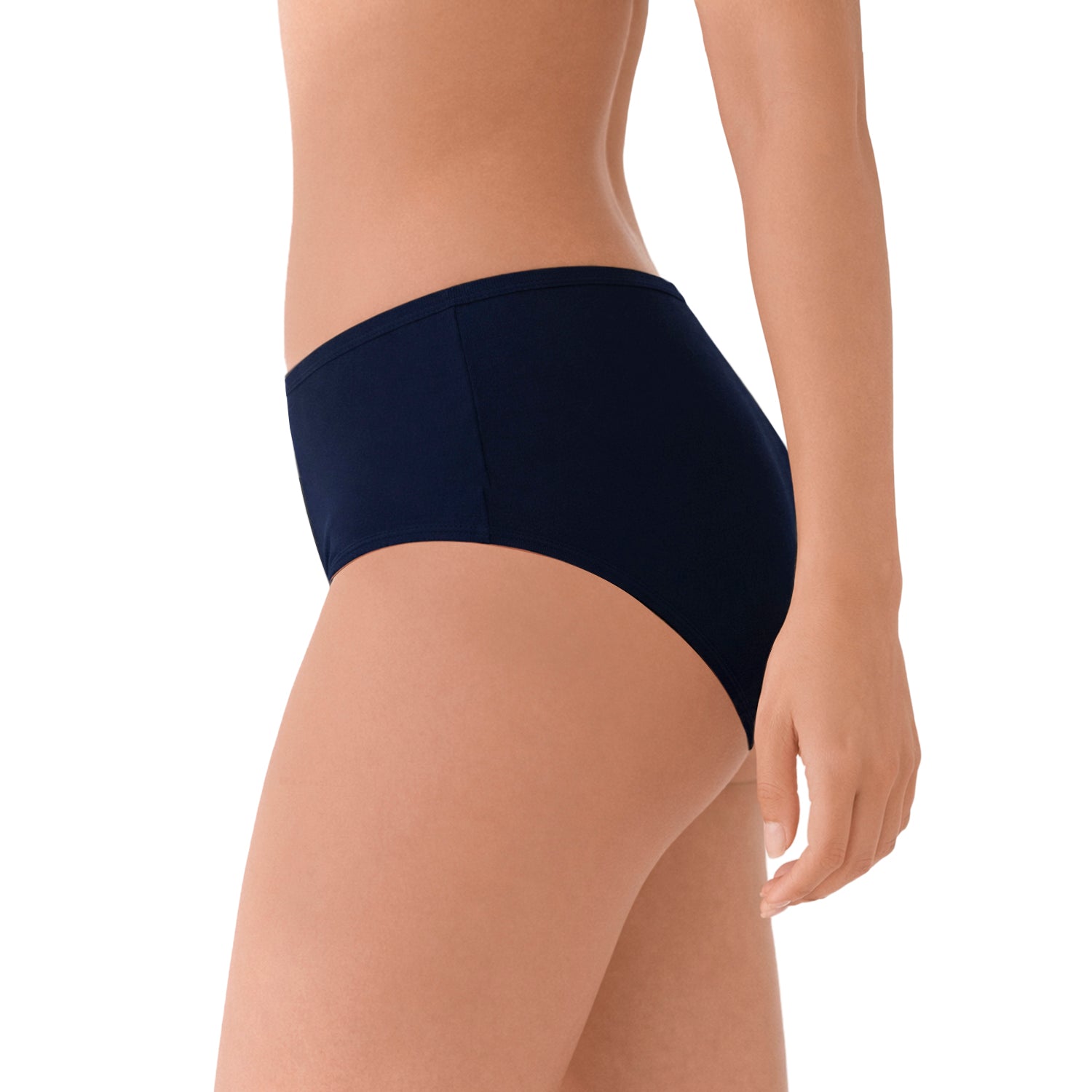 Set Hipster Mujer BODYcontrol Algodón 2912 - Multicolor Blanco Marino Azul