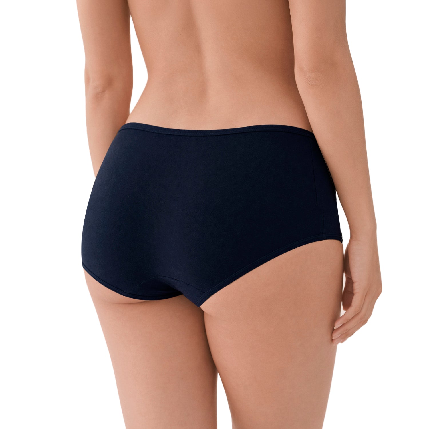 Set Hipster Mujer BODYcontrol Algodón 2912 - Multicolor Blanco Marino Azul