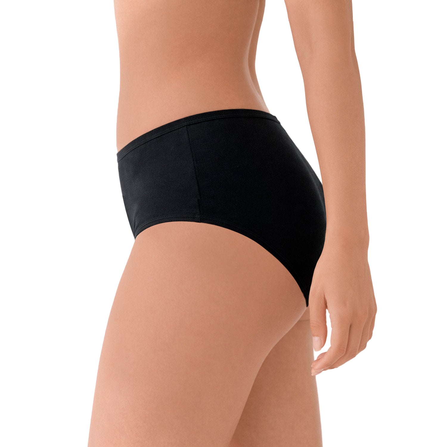 Set Hipster Mujer BODYcontrol Algodón 2912 - Multicolor Negro Avellana Rosa