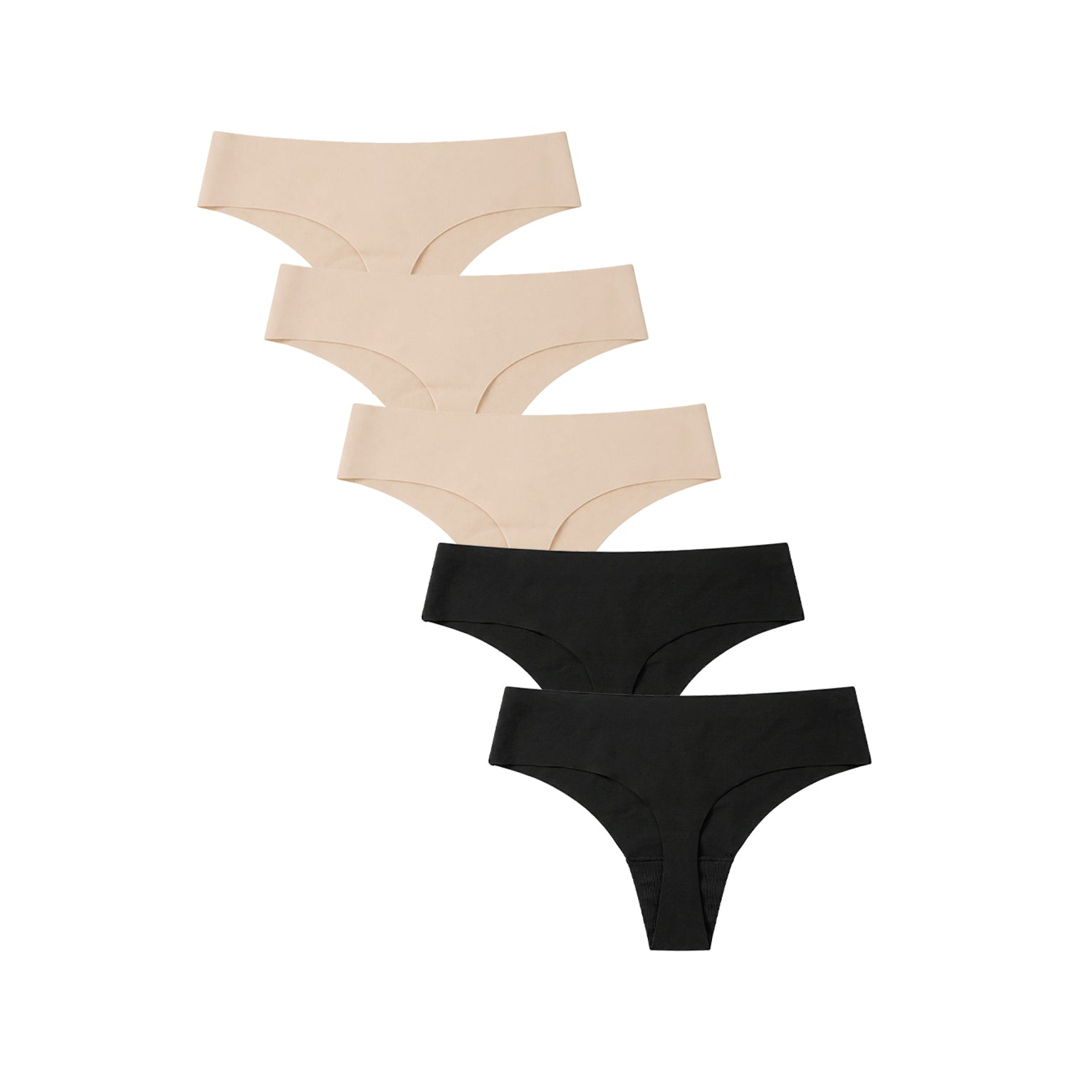 Tanga microfibra BODYcontrol pack 5, multicolor 1, vista 8