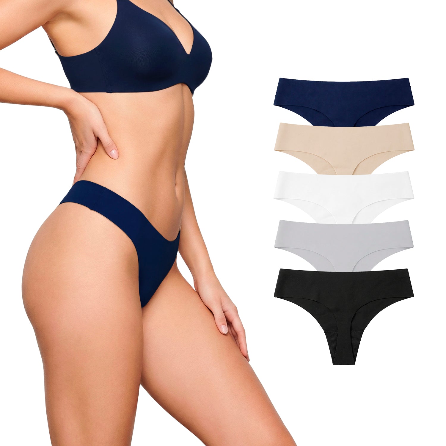 Tanga microfibra BODYcontrol pack 5, multicolor 2