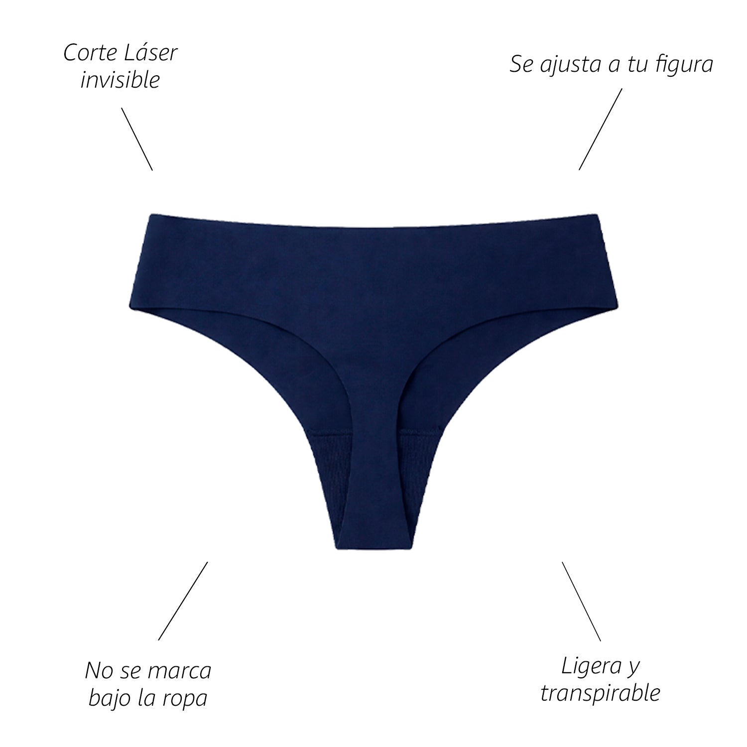 Tanga microfibra BODYcontrol pack 5, multicolor 2, vista 7