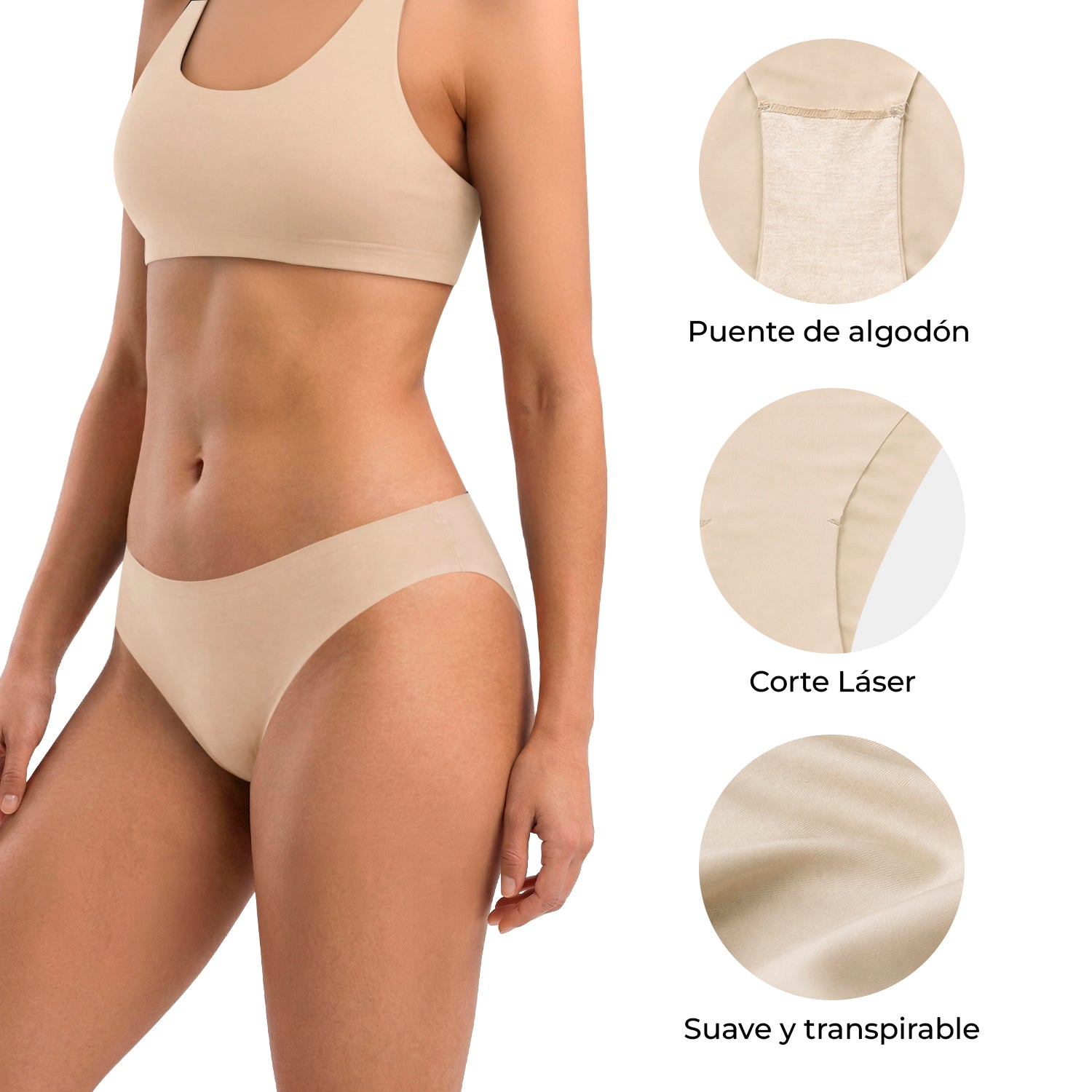 Bikini microfibra BODYcontrol pack 5, multicolor 1, vista 5