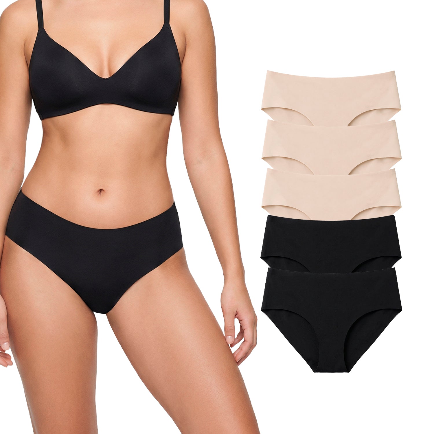Panty microfibra BODYcontrol pack 5, multicolor 1