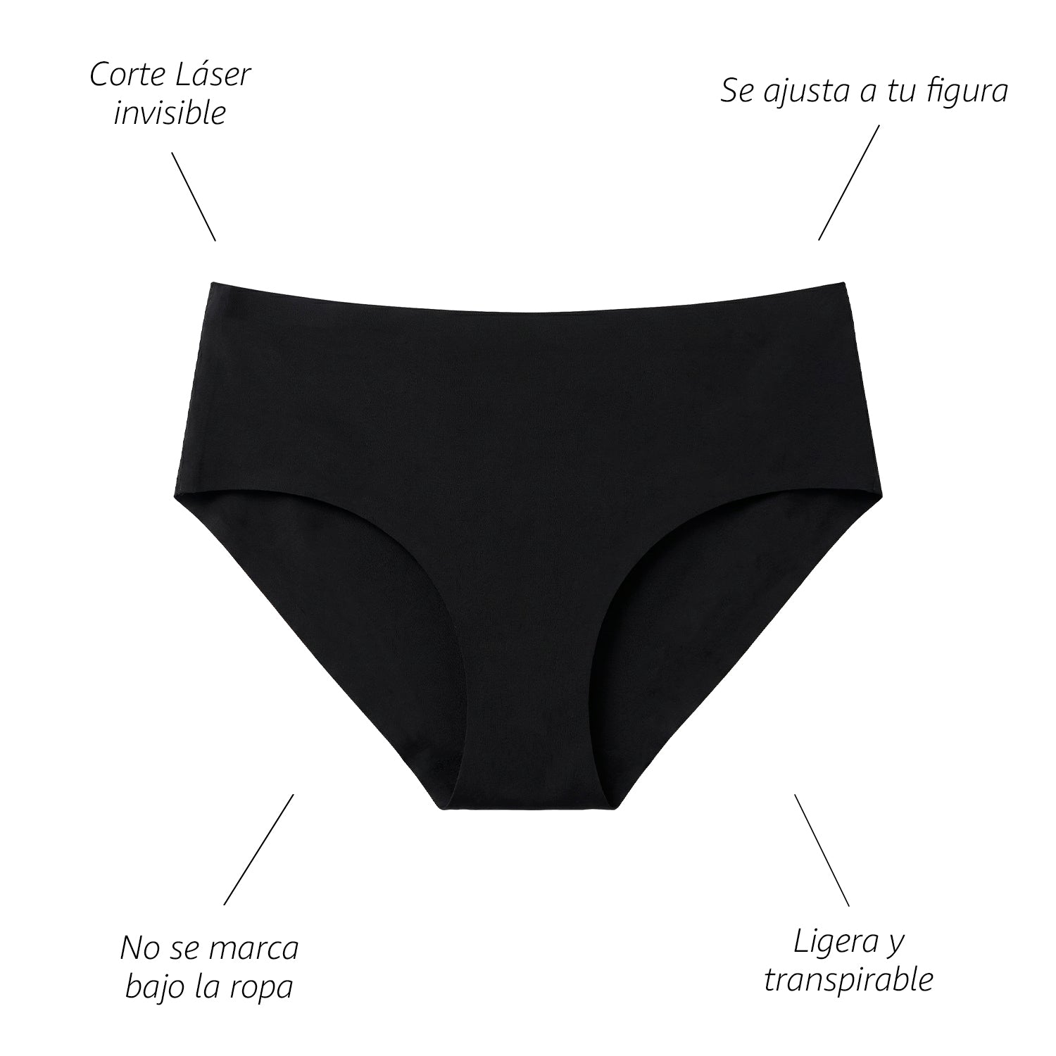 Panty microfibra BODYcontrol pack 5, multicolor 1, vista 7