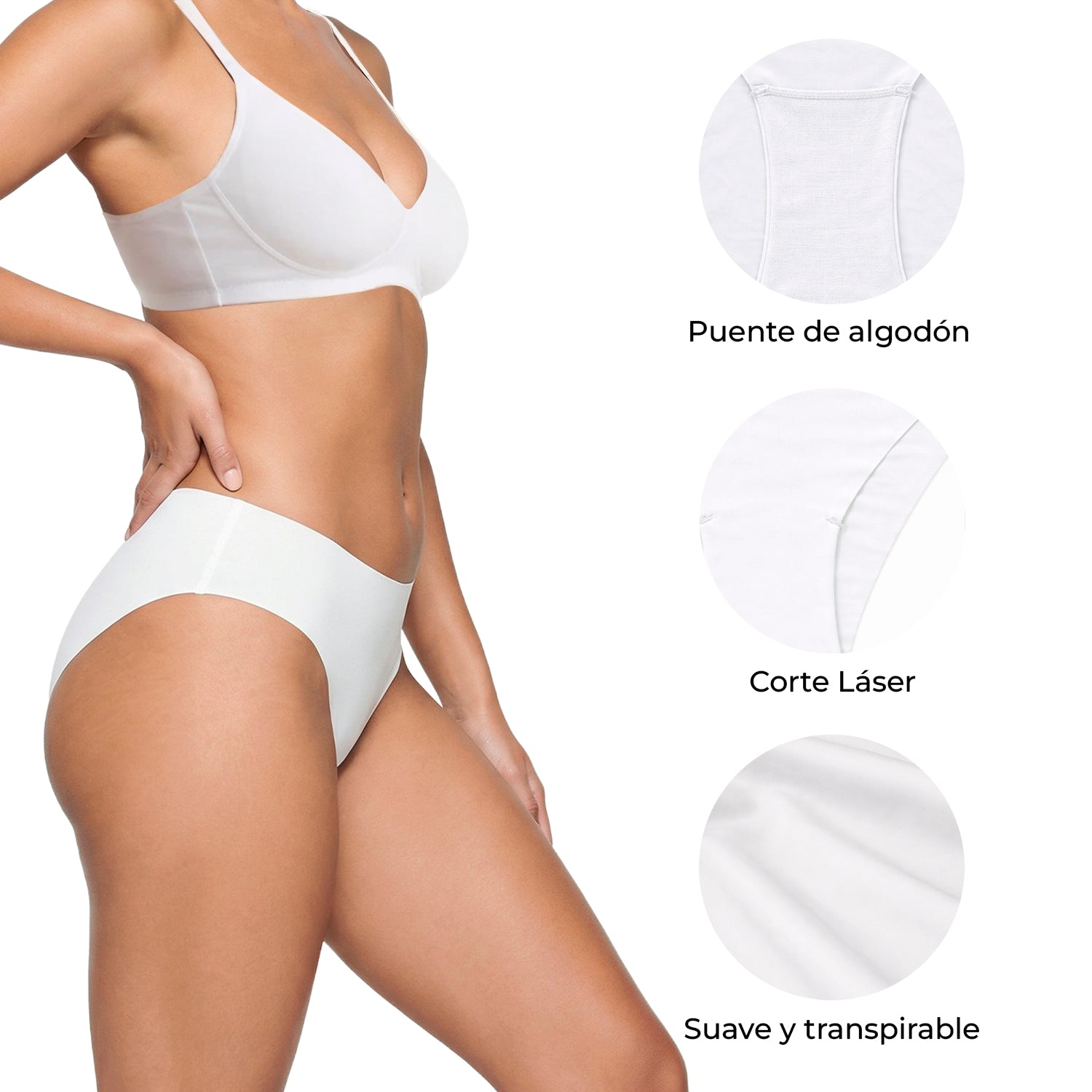 Panty microfibra BODYcontrol pack 5, multicolor 2, vista 5