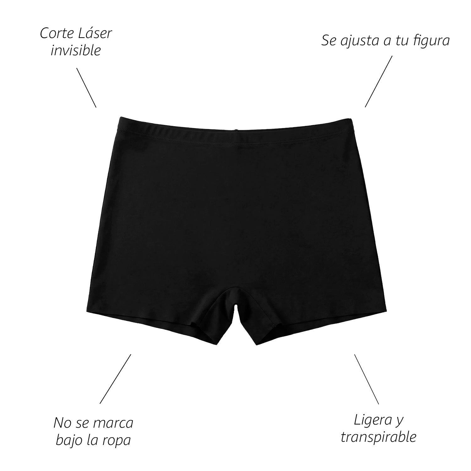 Boyshort microfibra BODYcontrol pack 3, multicolor 1, vista 7