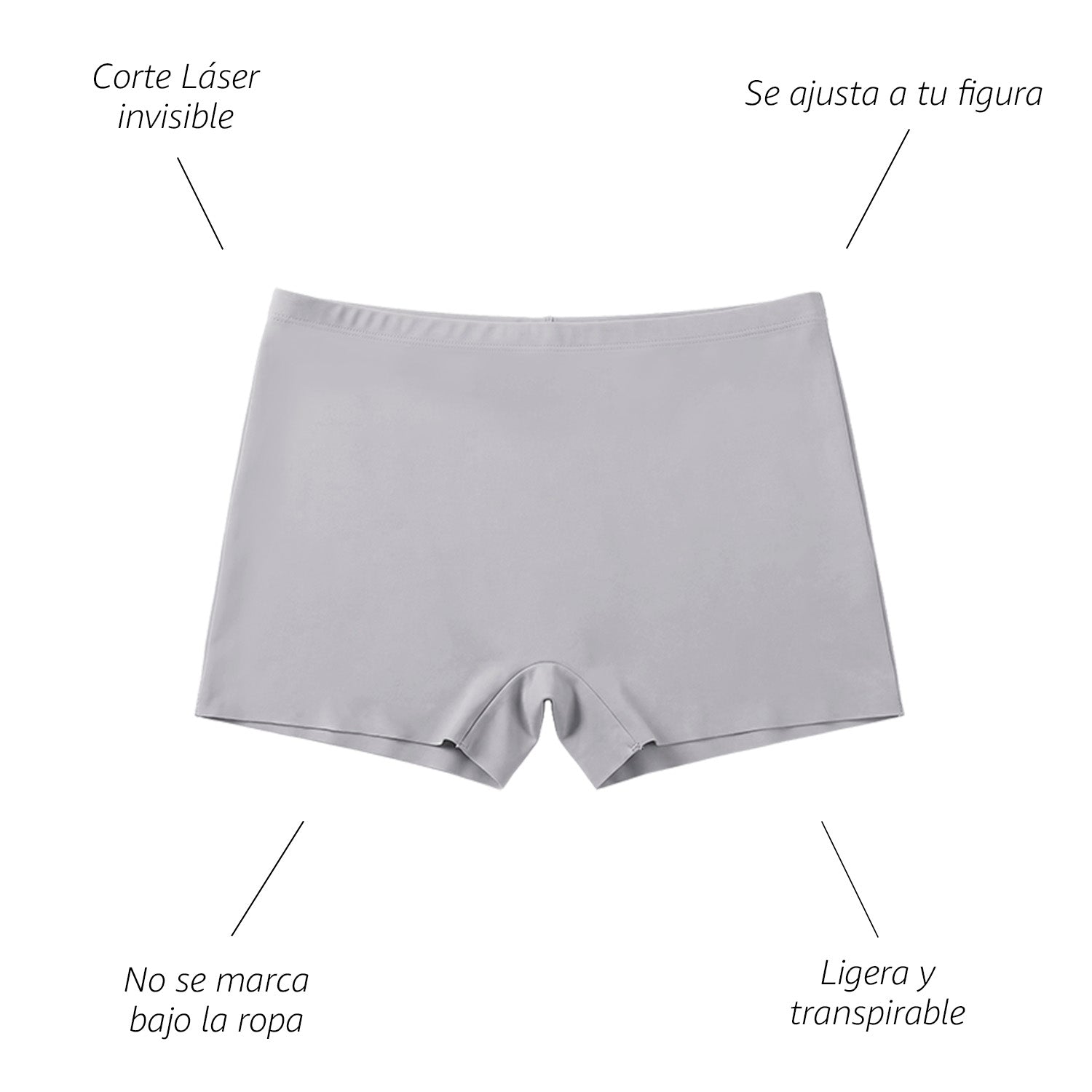 Boyshort microfibra BODYcontrol pack 3, multicolor 2, vista 7