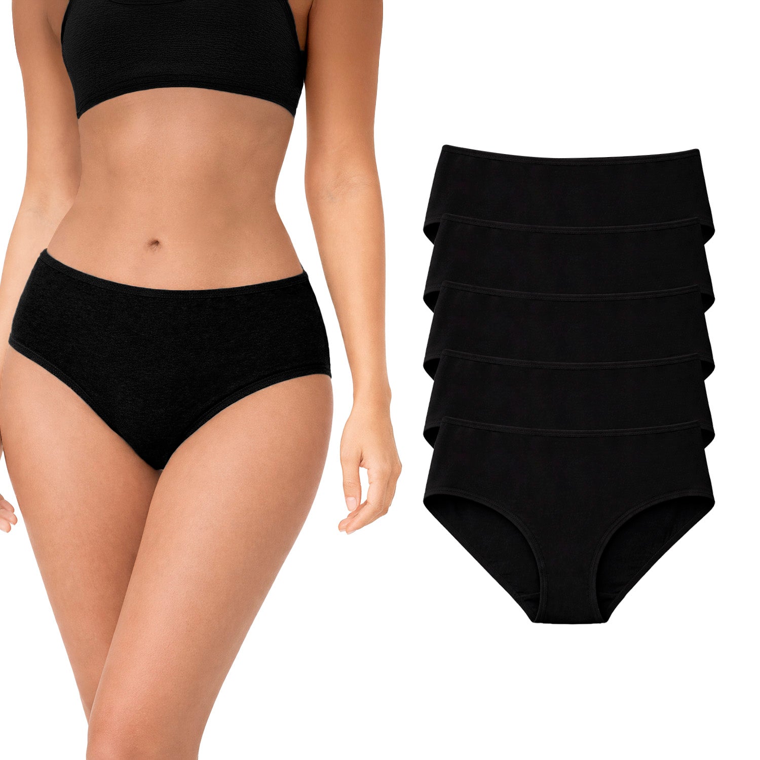 Set Panties Pack 5 Negro 2985