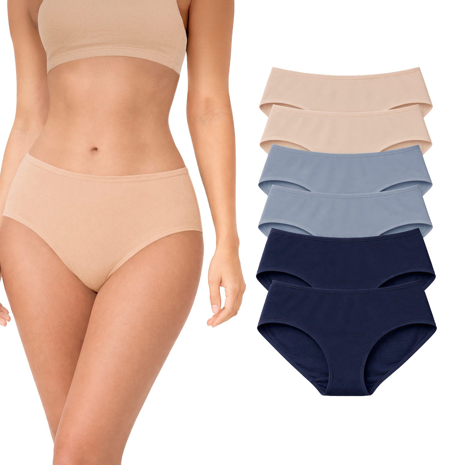 Set Panties 2985 - Marino Azul Nude pack 6