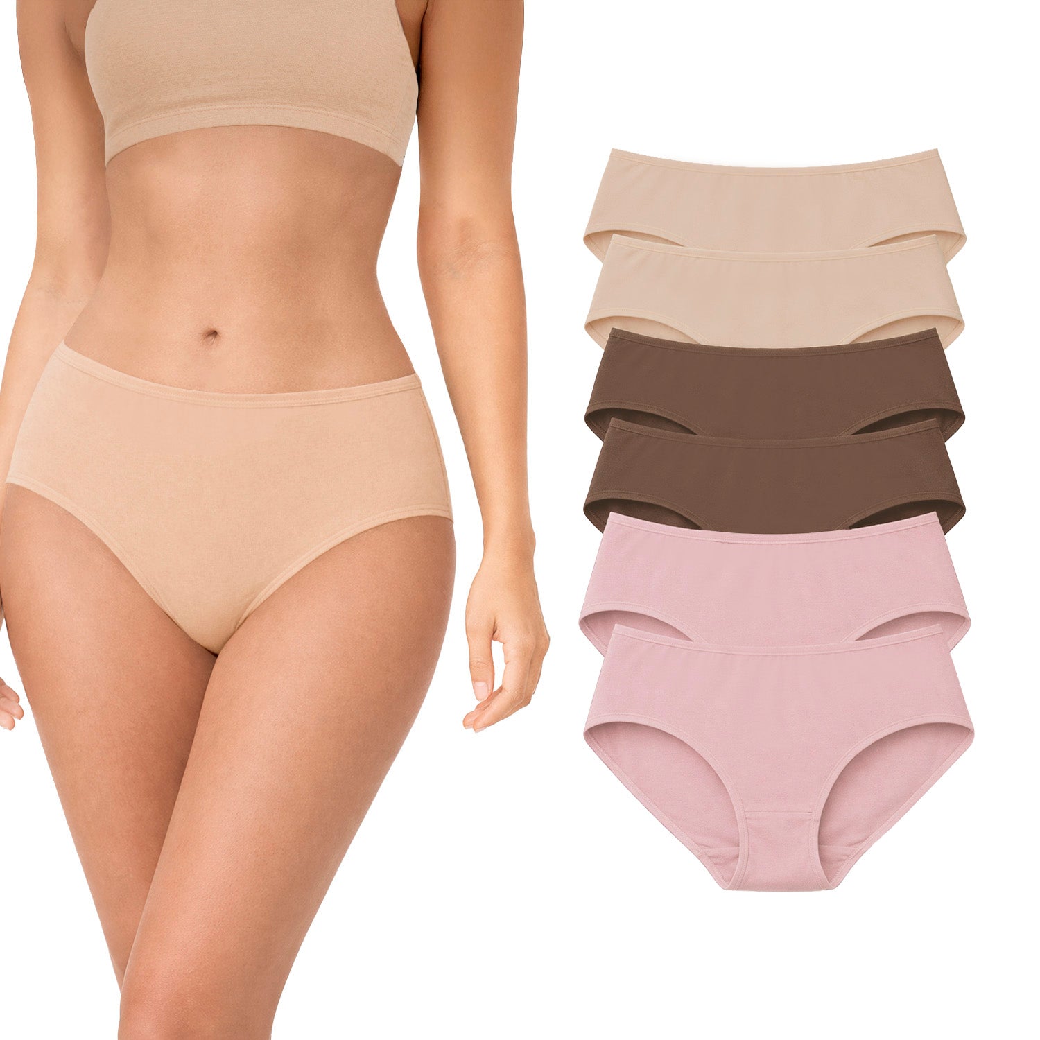 Set Panties 2985 - Avellana Rosa Nude pack 6