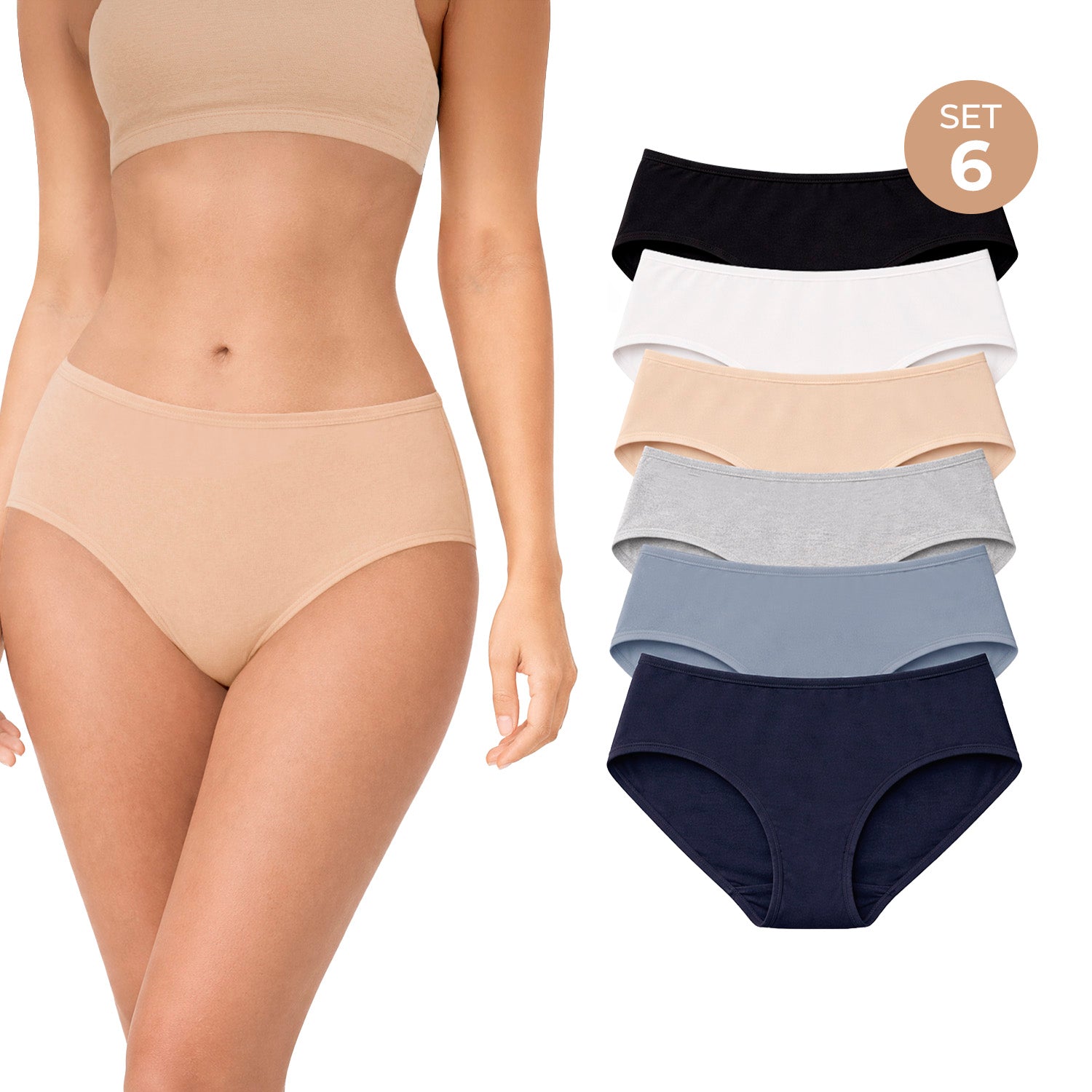 Set Panties 2985 - Multicolor 6 colores