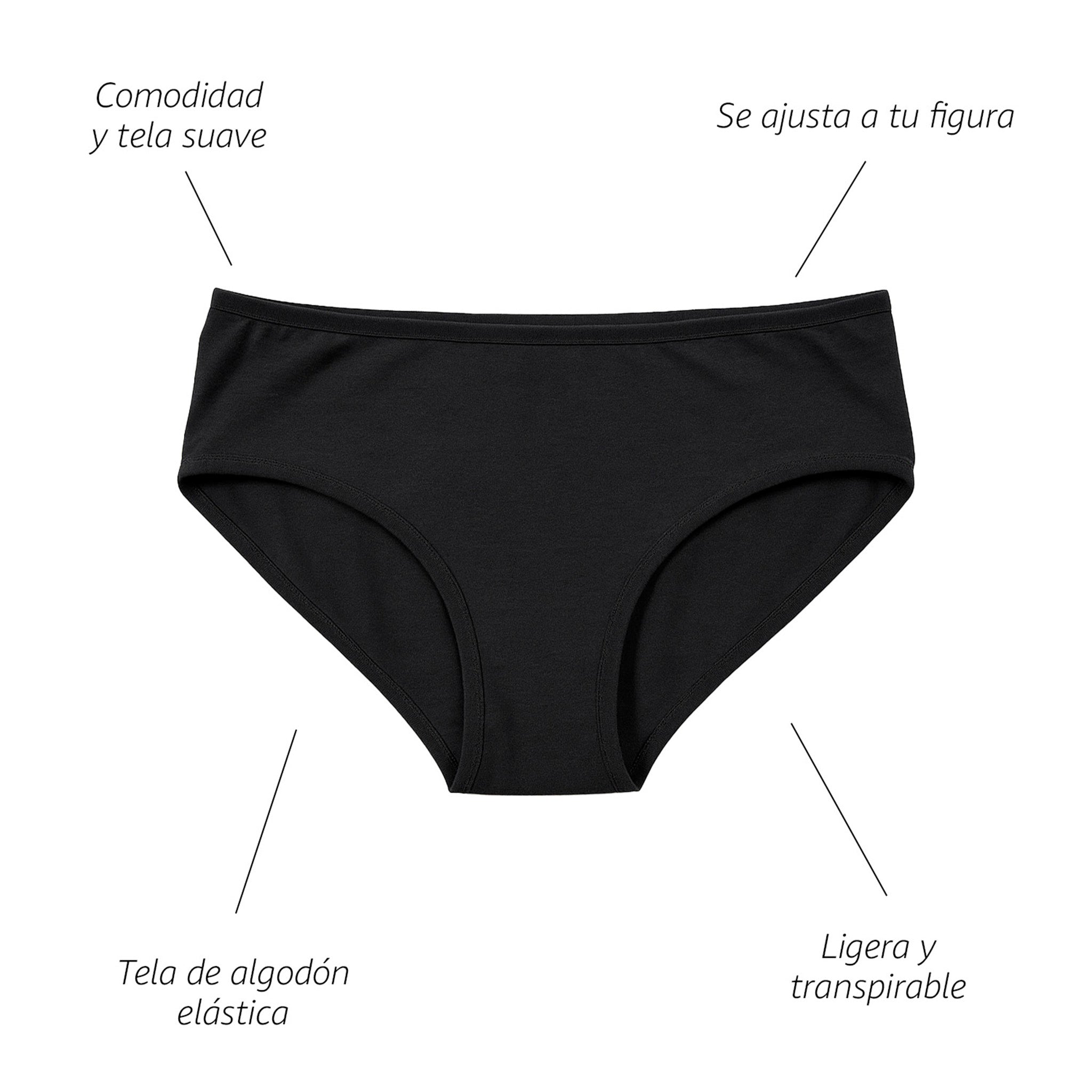 Set Panties Mujer BODYcontrol Algodón 2985