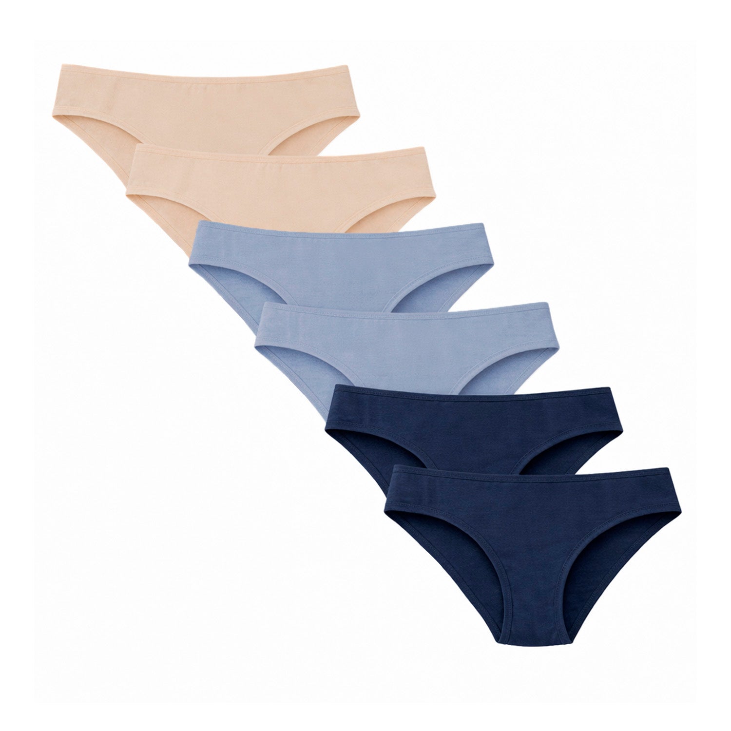 Bikini algodón mujer BODYcontrol pack 6, multicolor 2, vista 9