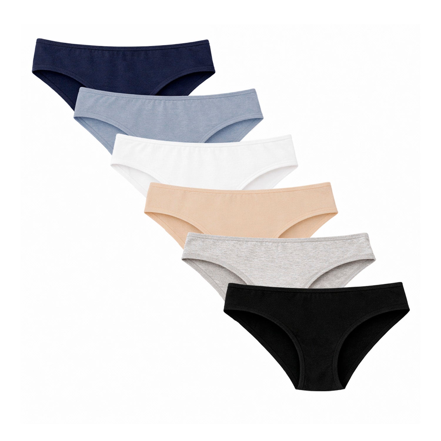 Bikini algodón mujer BODYcontrol pack 6, multicolor 4, vista 9