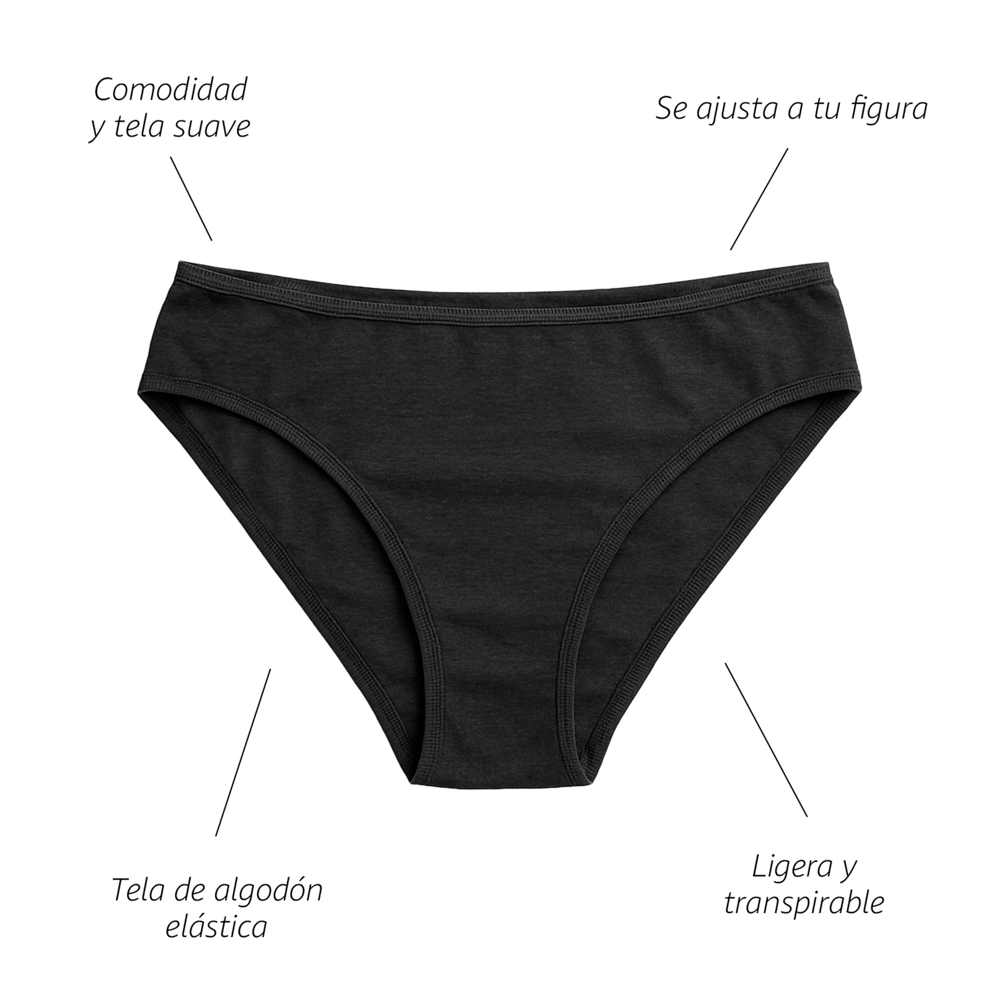 Set Bikinis Mujer BODYcontrol Algodón Suave Cómodo 2986