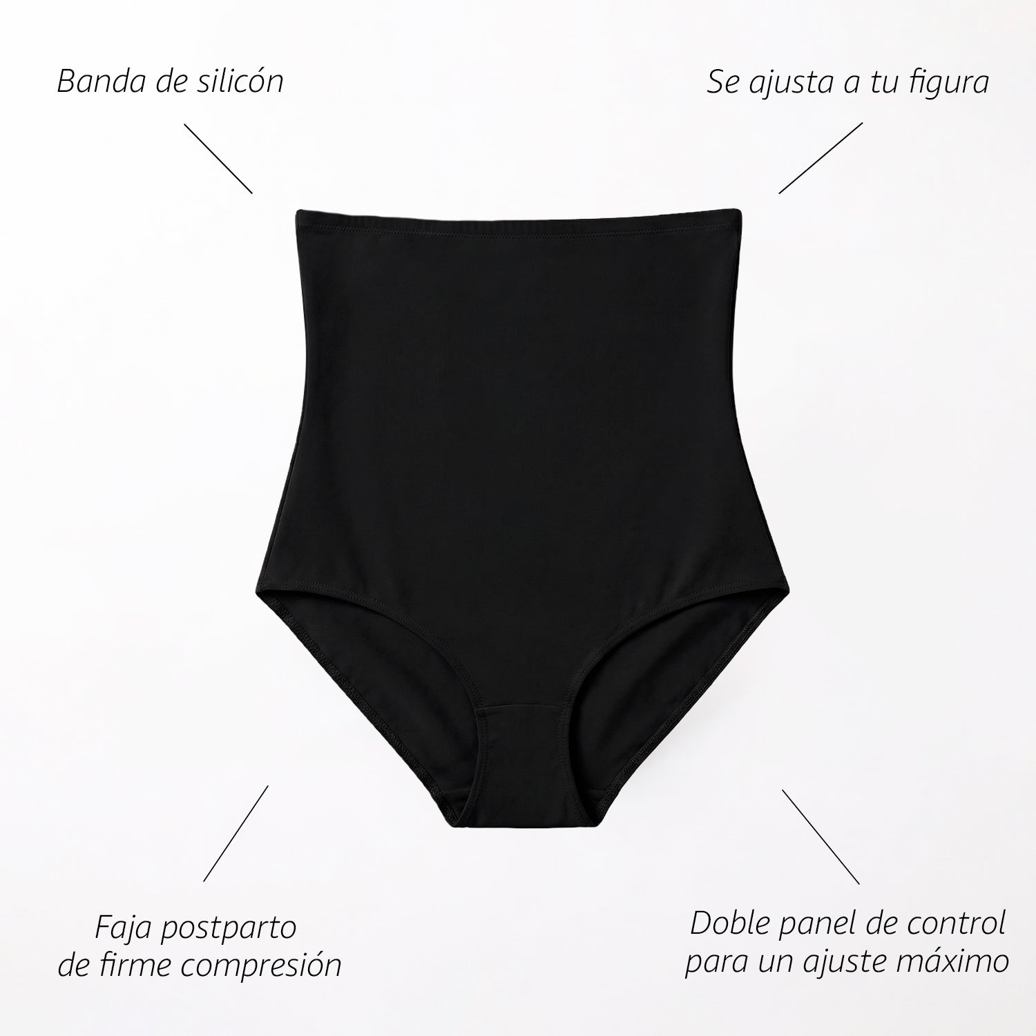 Faja postparto y post cesárea 9months pack 2, negro, vista 7