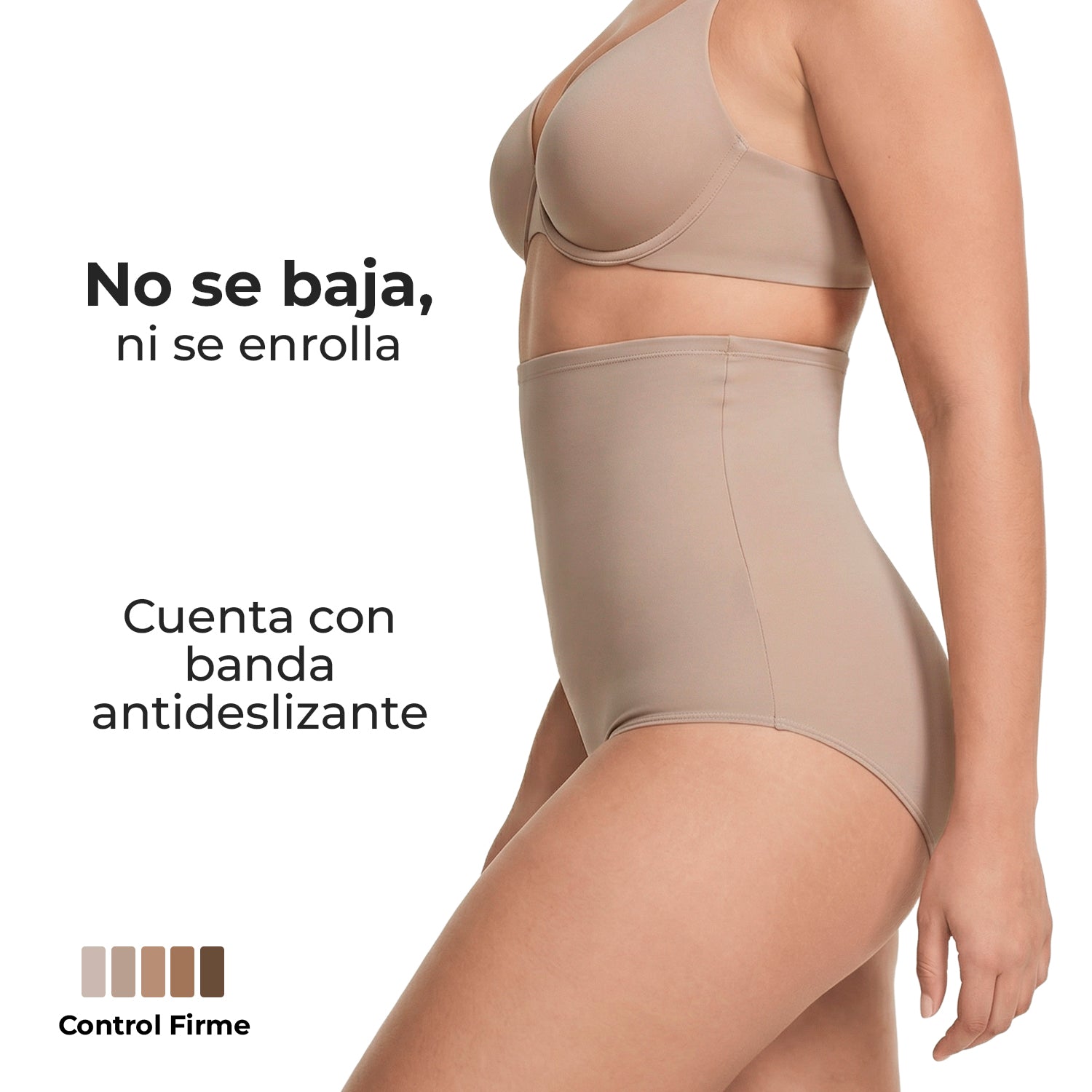 Faja postparto y post cesárea 9months pack 2, nude latte, vista 3