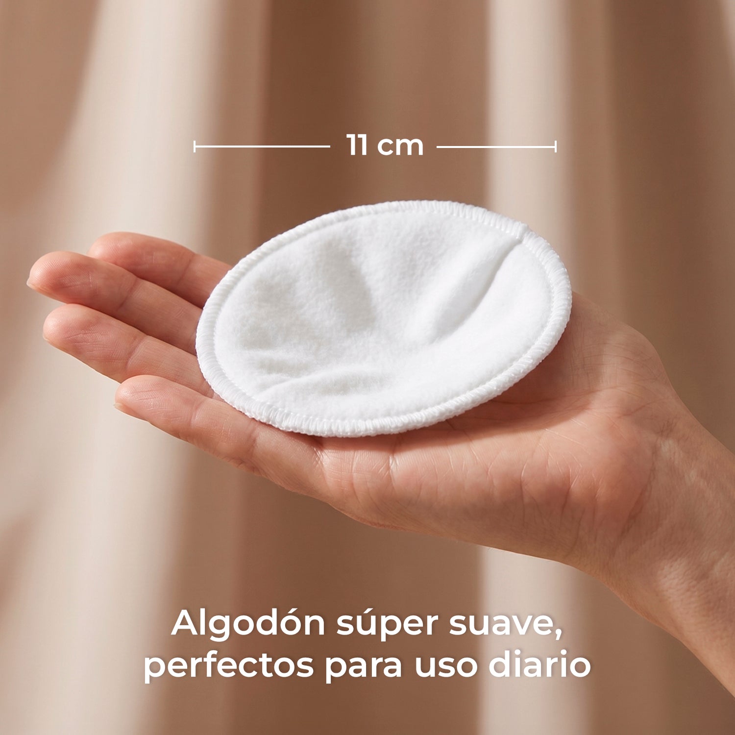 Protectores de lactancia reutilizables 9months, blanco, vista 5