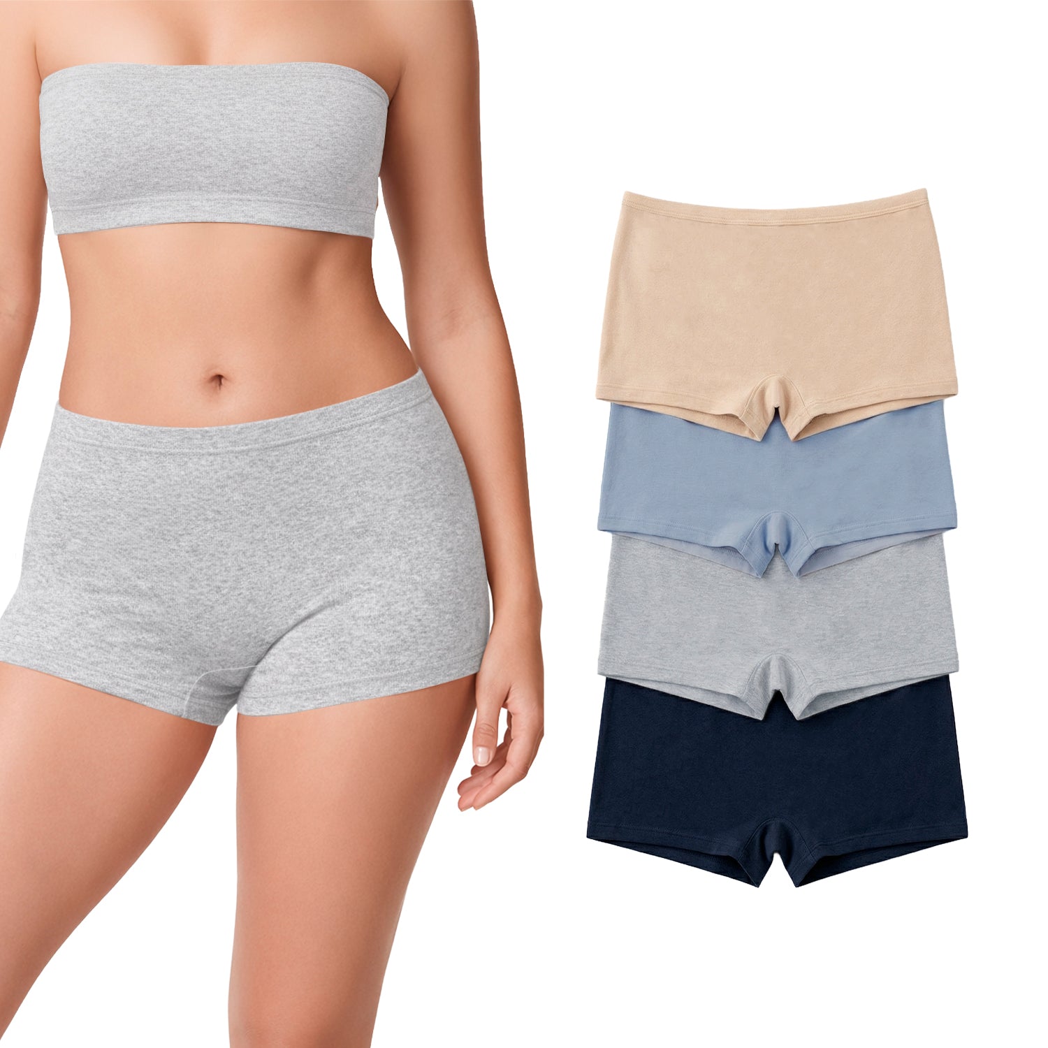 Set Boxer Mujer BODYcontrol Algodón 2911