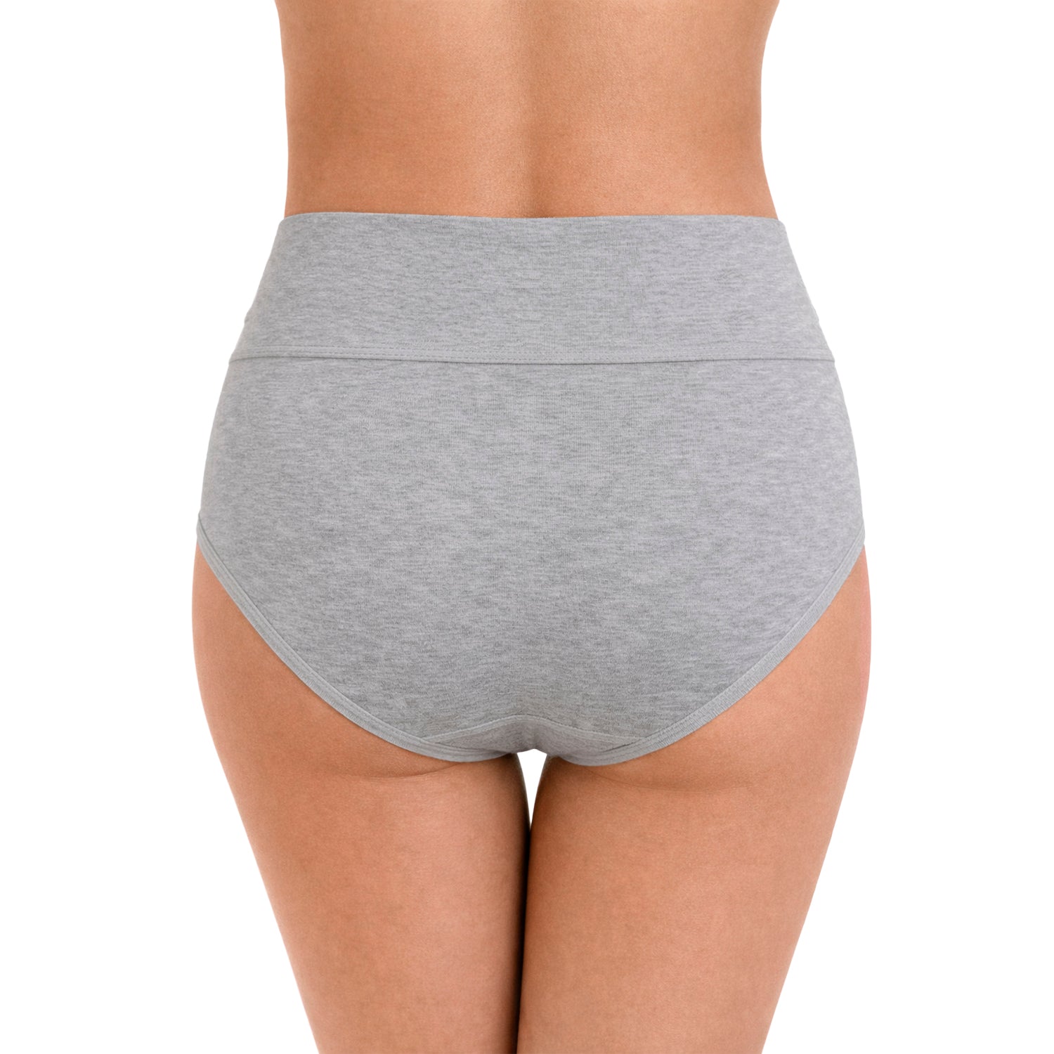 Hipsters cintura alta mujer BODYcontrol algodón pack 5, nude gris marino azul negro, vista 4