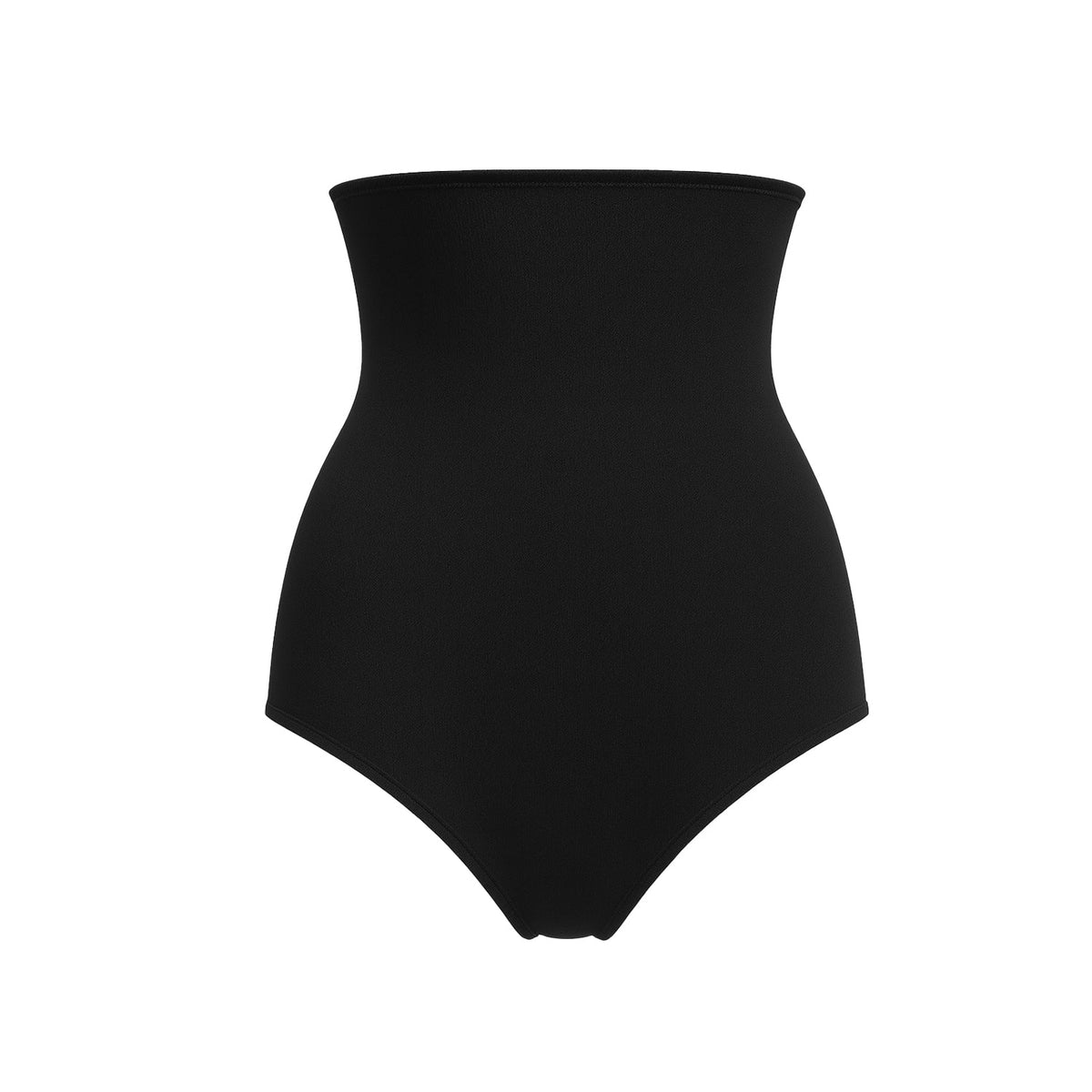 Panty moldeadora de tiro alto con doble panel, negro, foto de producto, vista 5